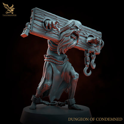 5 x Undead zombie Prisoners D&D, Grimdark , OPR , Sci-Fi, Fantasy compatible TalesKeeper