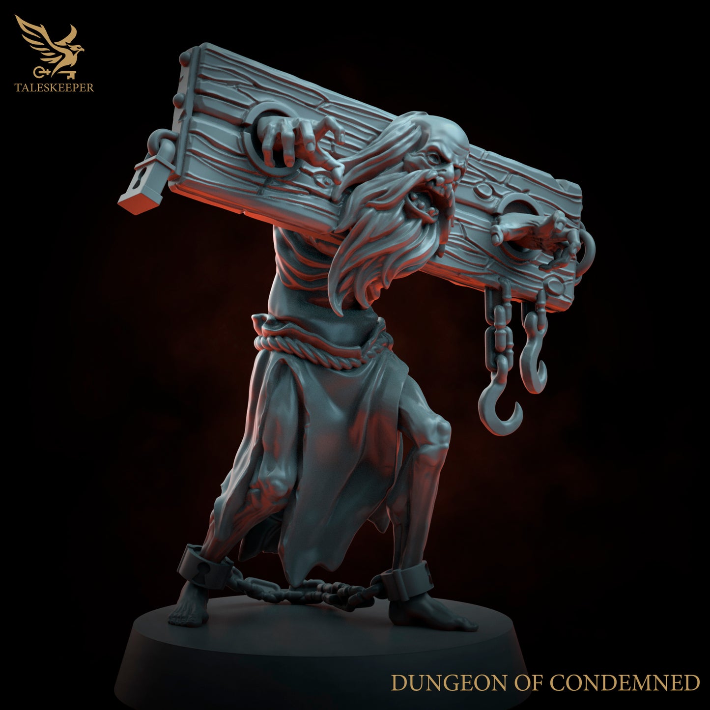 5 x Undead zombie Prisoners D&D, Grimdark , OPR , Sci-Fi, Fantasy compatible TalesKeeper