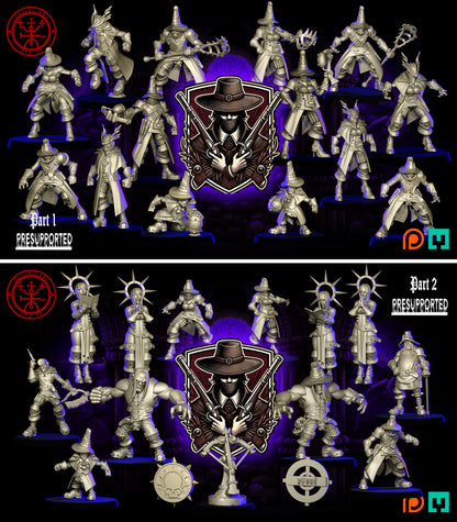 Human 'Vampire Hunter theme' Fantasy Football Team TLM Torchlight