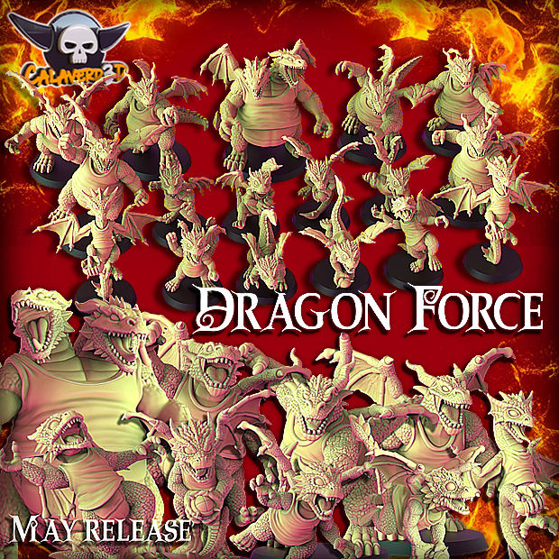 Dragon Force Fantasy Football proxy Team Calaverd