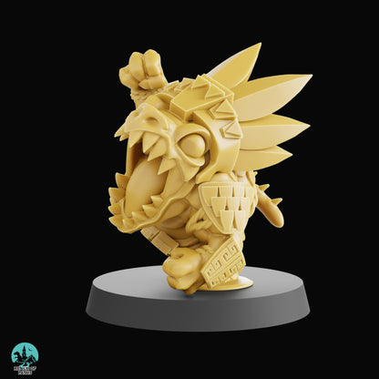 Lizardmen 'Reptile Punch' Cute Chibi proxy Fantasy Football Team - Realm Of Paths