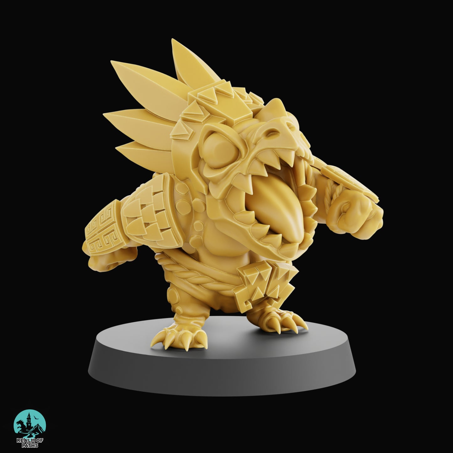 Lizardmen 'Reptile Punch' Cute Chibi proxy Fantasy Football Team - Realm Of Paths