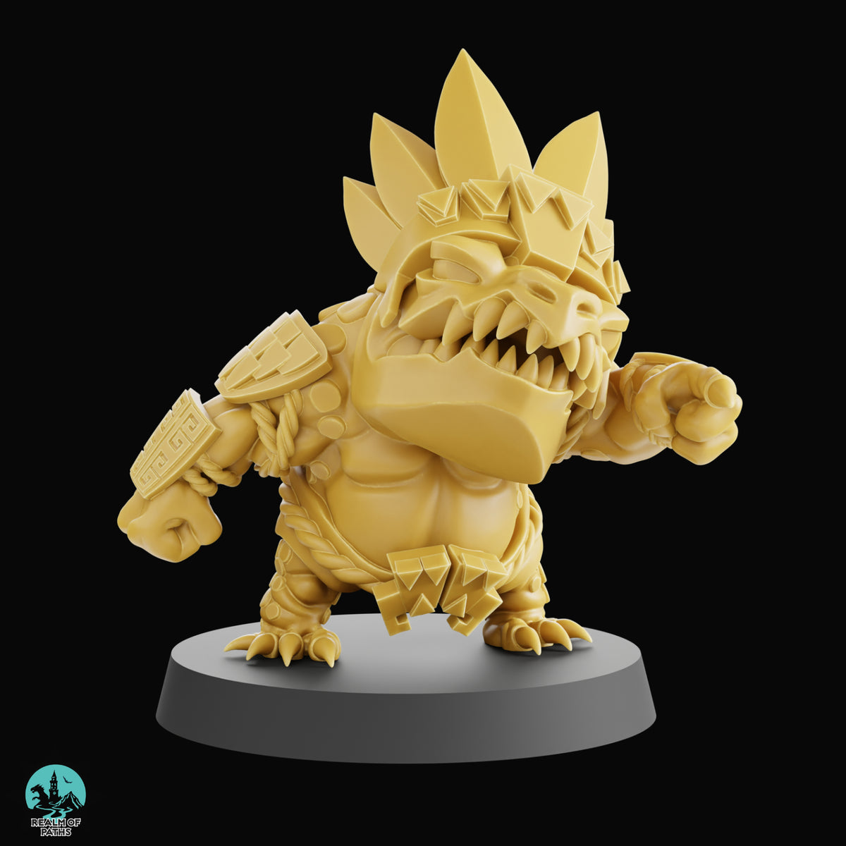Lizardmen 'Reptile Punch' Cute Chibi proxy Fantasy Football Team - ROP