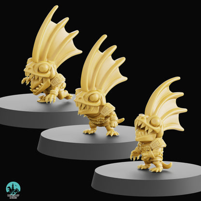 Lizardmen 'Reptile Punch' Cute Chibi proxy Fantasy Football Team - Realm Of Paths