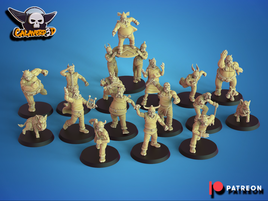 Norse Team 'THE IRREDUCTIBLE GAULS' Fantasy Football Team  - Calaverd3D