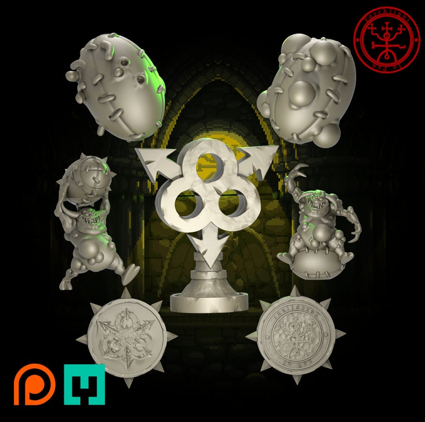 Chaos Chosen Juggernaut of flith Fantasy Football Team  - Torchlight