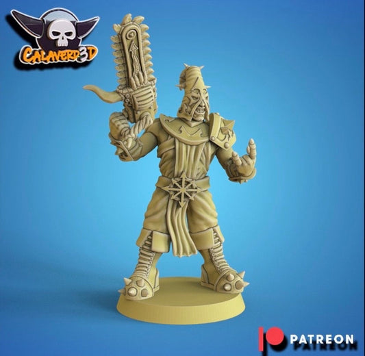Chaos Spleen chainsaw Fantasy Football star player 19 - Calaverd
