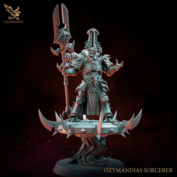 Ozymandias Sorcerer proxy Grimdark, OPR , Sci-Fi, Fantasy wargames TalesKeeper