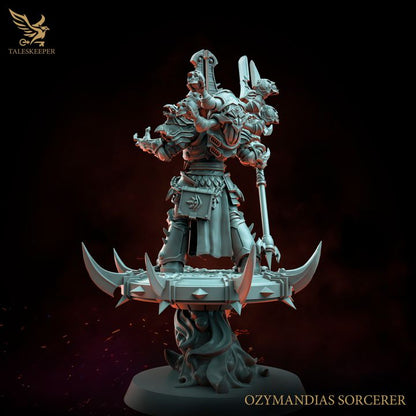 Ozymandias Sorcerer proxy Grimdark, OPR , Sci-Fi, Fantasy wargames TalesKeeper
