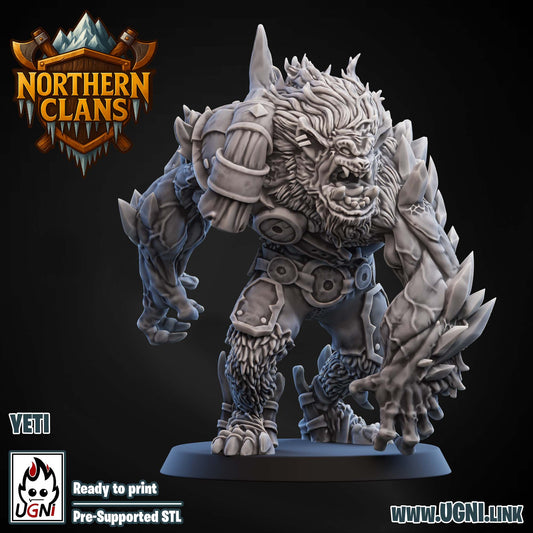 Norse Yeti / Beer Pigs Fantasy Football Big Guy/Star Players Northern Clan UGNI