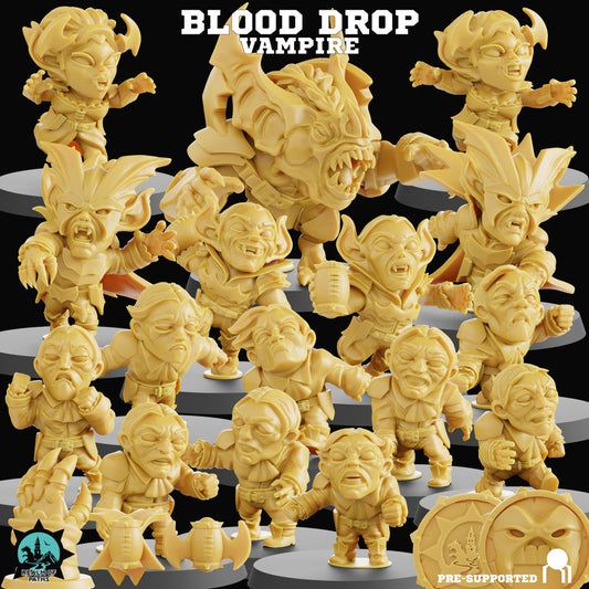 Blood Drop - VAMPIRE TEAM Cute Chibi proxy Fantasy Football Team - Realm Paths