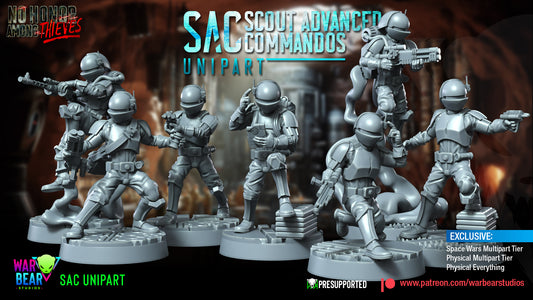 15 Imperial Scout Advance Commandos Star Wars RPG Legion Shatterpoint compatible - War Bear