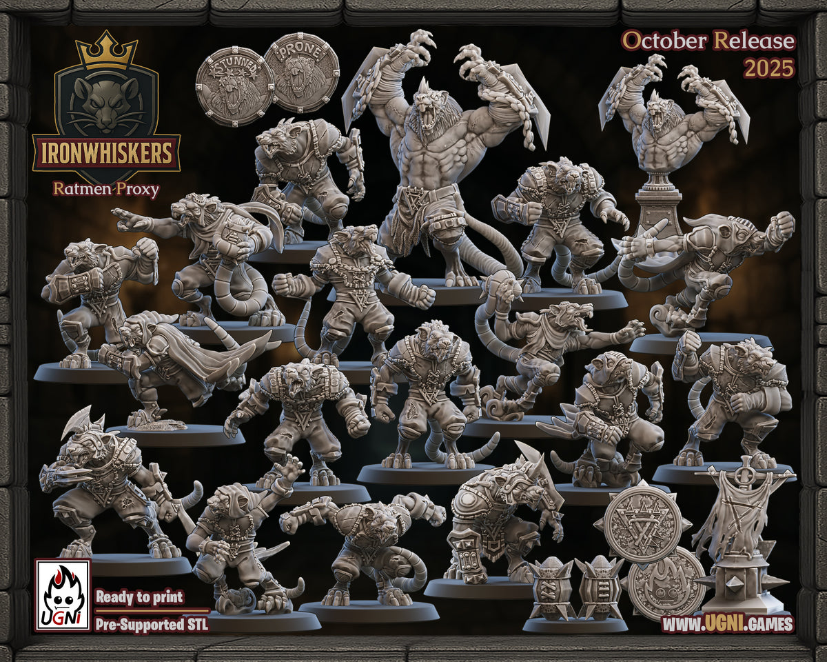 Ratmen Fantasy Football Team  - Iron Whiskers UGNI