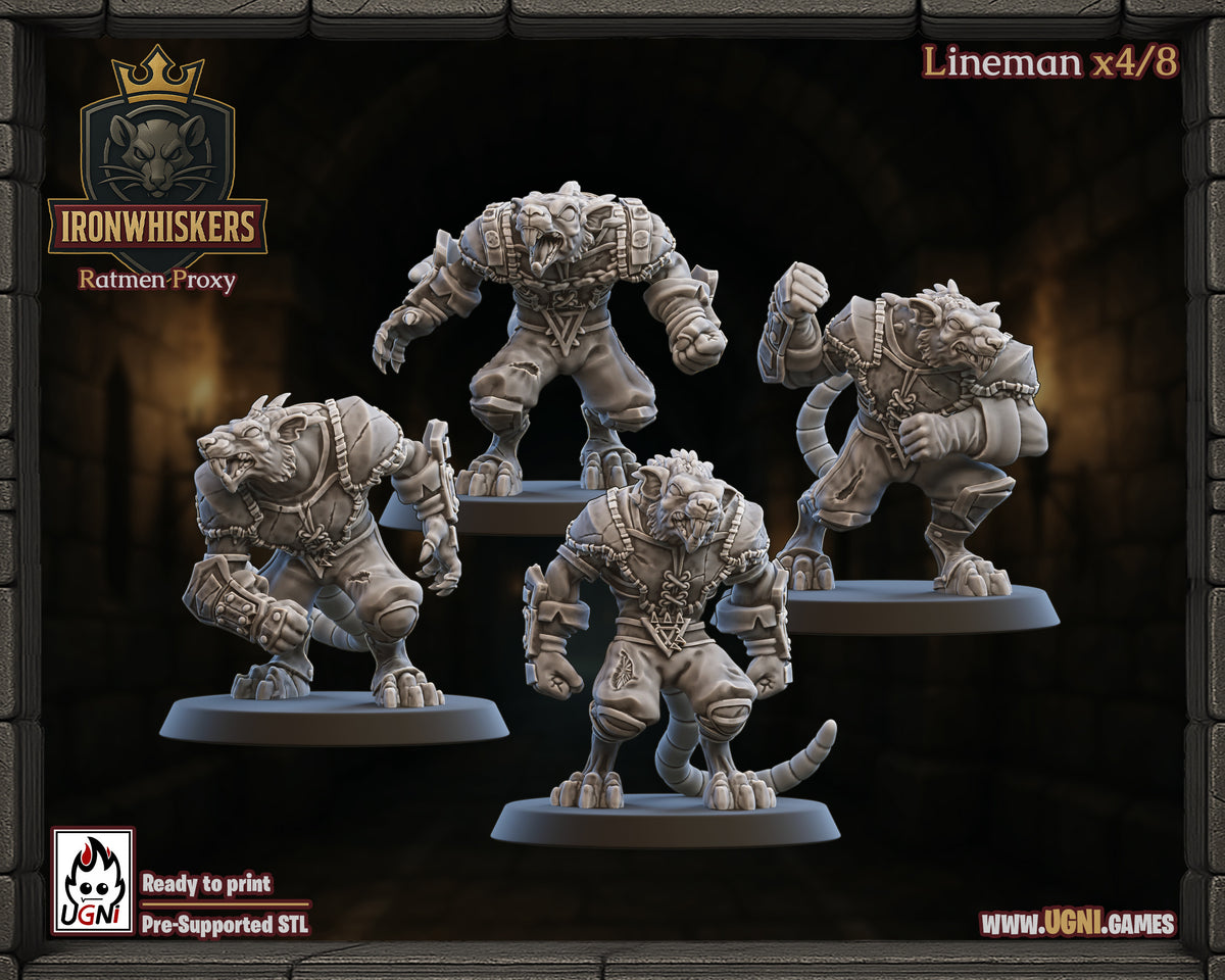 Ratmen Fantasy Football Team  - Iron Whiskers UGNI