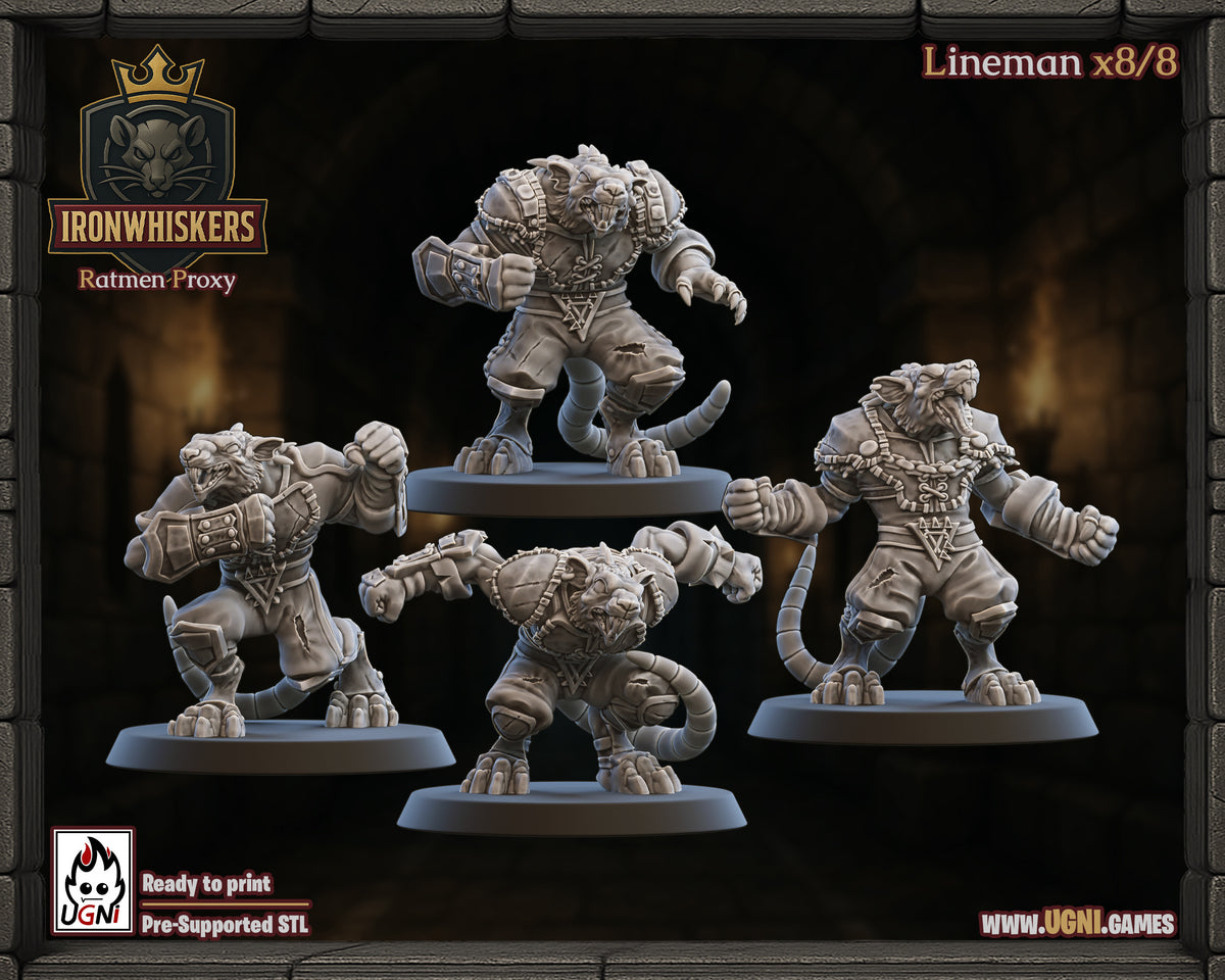 Ratmen Fantasy Football Team  - Iron Whiskers UGNI