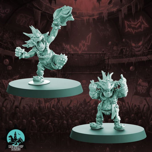 Goblin "THE SPIKY PUNKS" Cute Chibi proxy Fantasy Football Team - Realm Paths