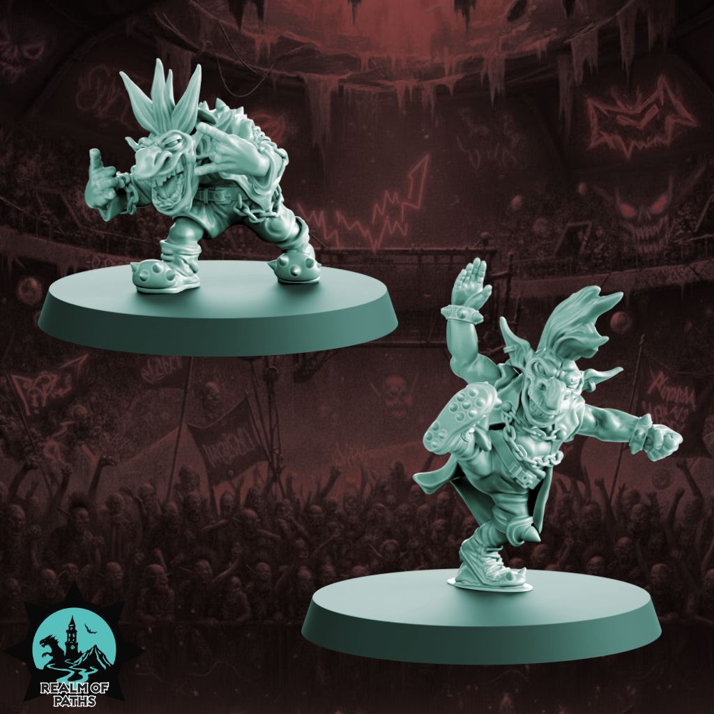 Goblin "THE SPIKY PUNKS" Cute Chibi proxy Fantasy Football Team - Realm Paths
