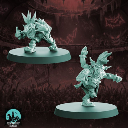 Goblin "THE SPIKY PUNKS" Cute Chibi proxy Fantasy Football Team - Realm Paths