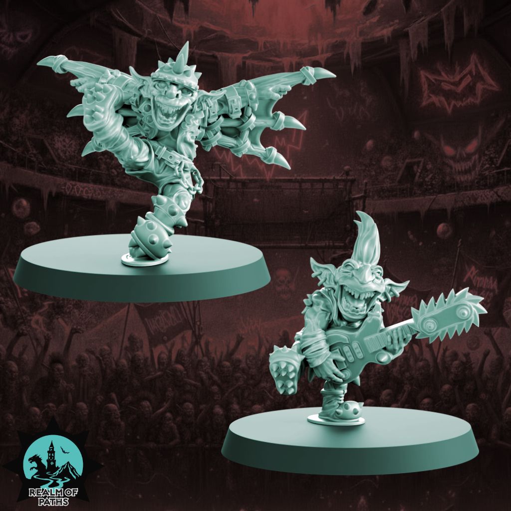 Goblin "THE SPIKY PUNKS" Cute Chibi proxy Fantasy Football Team - Realm Paths