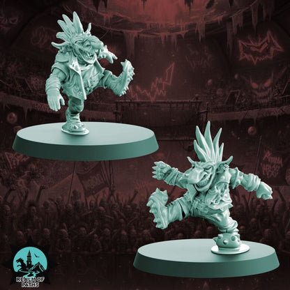 Goblin "THE SPIKY PUNKS" Cute Chibi proxy Fantasy Football Team - Realm Paths