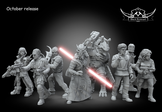 October Black Remnant - Star Wars Legion Shatterpoint Bester Worf Isaac Drack