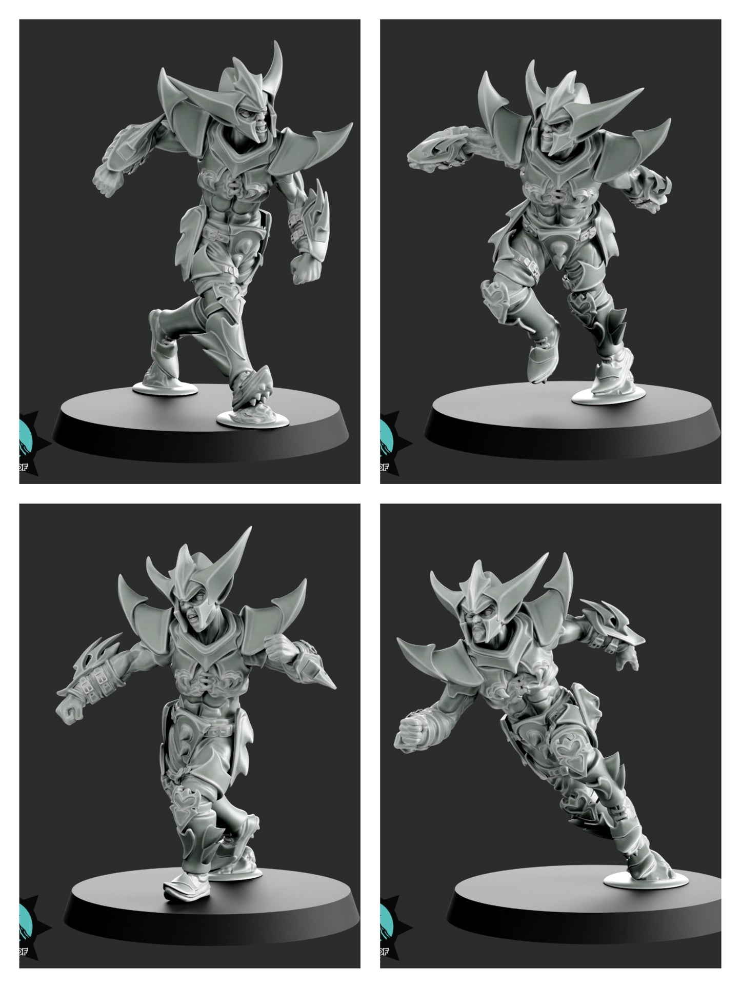 Dark Elf / Elves Team Fantasy Football Team - Realm Paths The Blood Moon