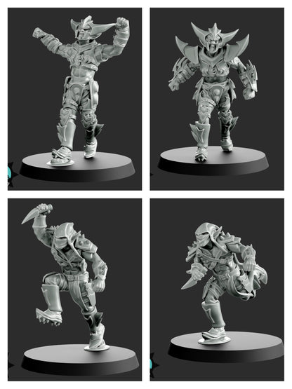 Dark Elf / Elves Team Fantasy Football Team - Realm Paths The Blood Moon