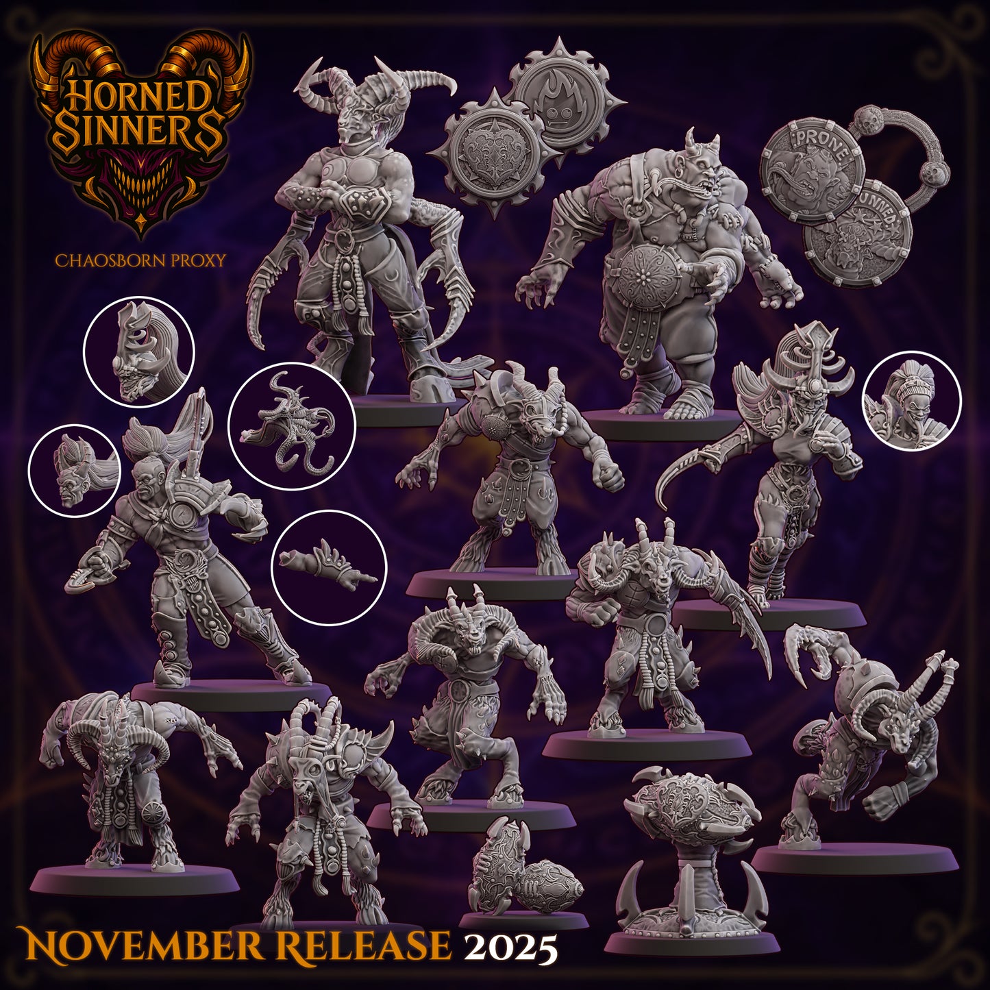 Chaos Chosen Fantasy Football Team Ugni - Horned Sinners