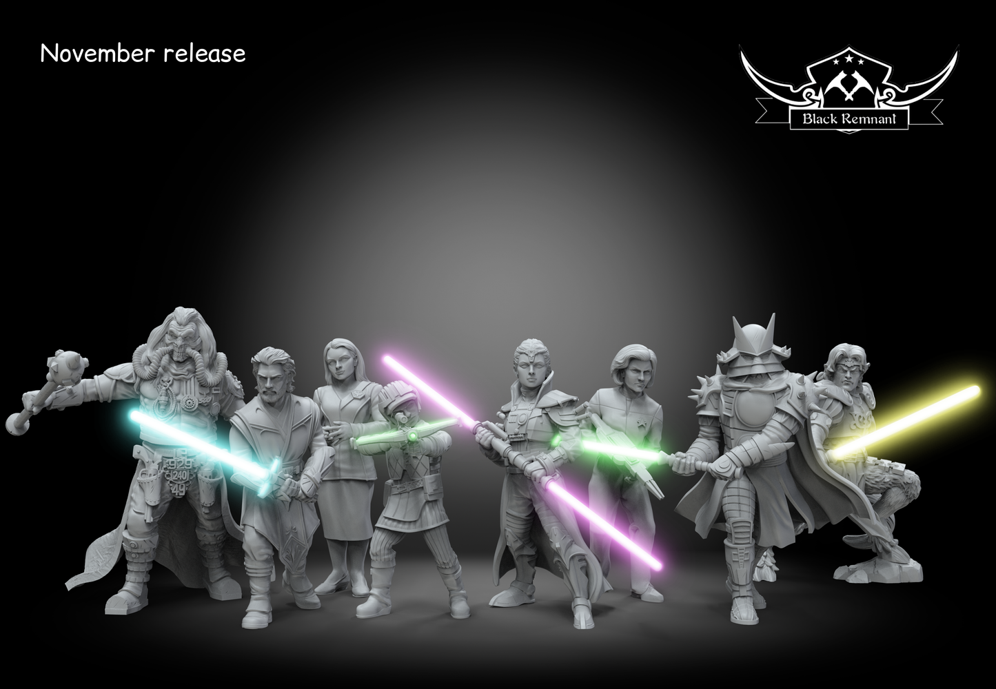 November Black Remnant - Star Wars Legion Shatterpoint Bester Worf Isaac Drack