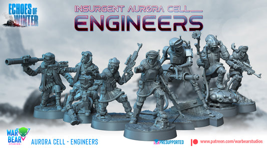 7 Rebel Insurgent Engineer squad Star Wars RPG Legion Shatterpoint War Bear