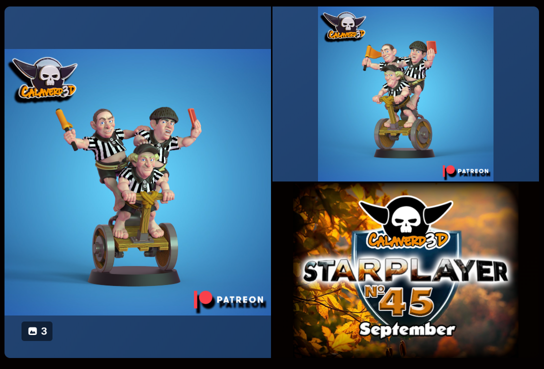 Halfling / Gnome Star Player #45 - Chaos Fantasy Football Calaverd