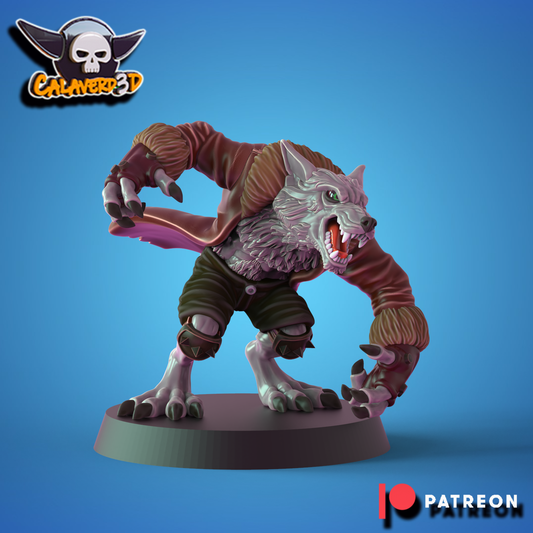 Werewolf - Star Player 46 - Chaos Fantasy Football Calaverd