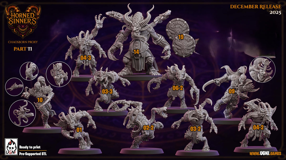 Chaos Chosen Fantasy Football Team  - Horned Sinners UGNI