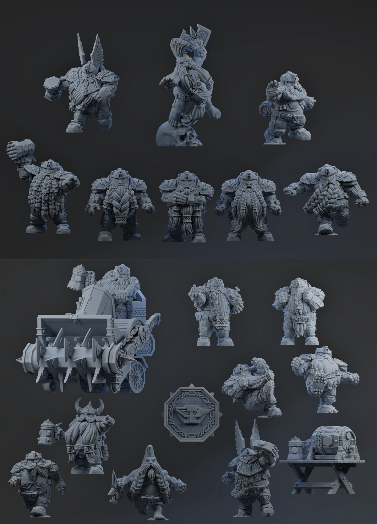 Dwarf Fantasy Football Team Brutefun