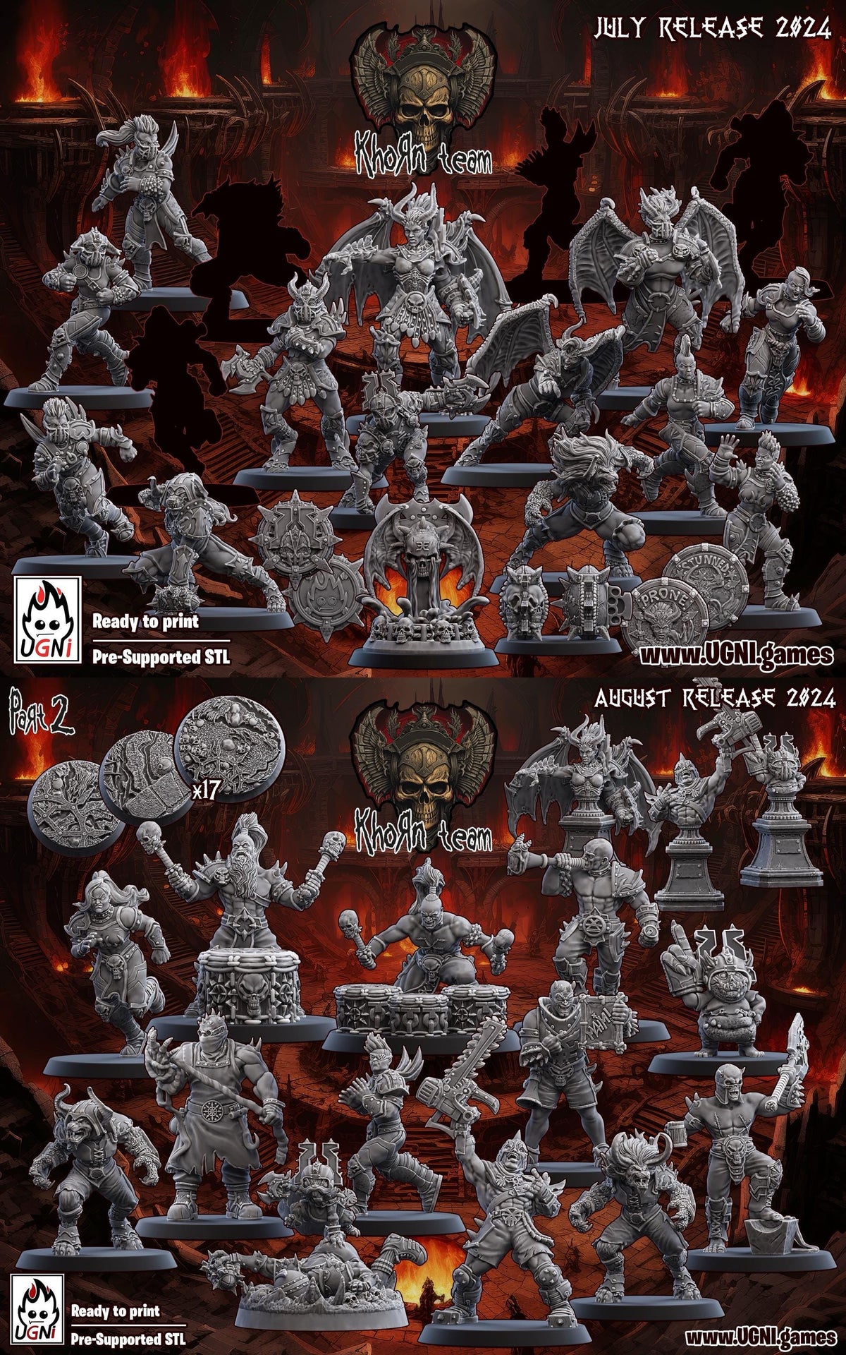 Chaos KhoЯn Team 'Bloody Valkyrie' Proxy Fantasy Football Team - UGNI
