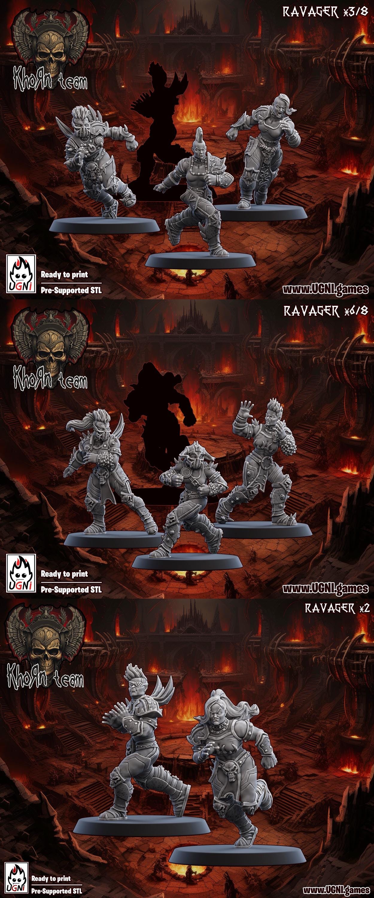 Chaos KhoЯn Team 'Bloody Valkyrie' Proxy Fantasy Football Team - UGNI