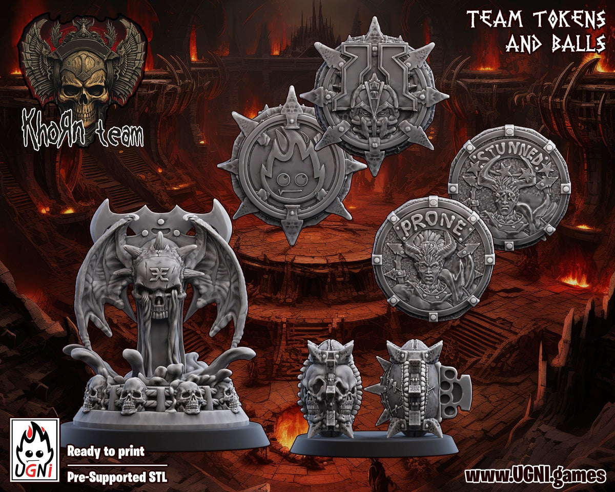 Chaos KhoЯn Team 'Bloody Valkyrie' Proxy Fantasy Football Team - UGNI