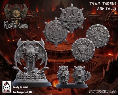 Chaos KhoЯn Team 'Bloody Valkyrie' Proxy Fantasy Football Team - UGNI