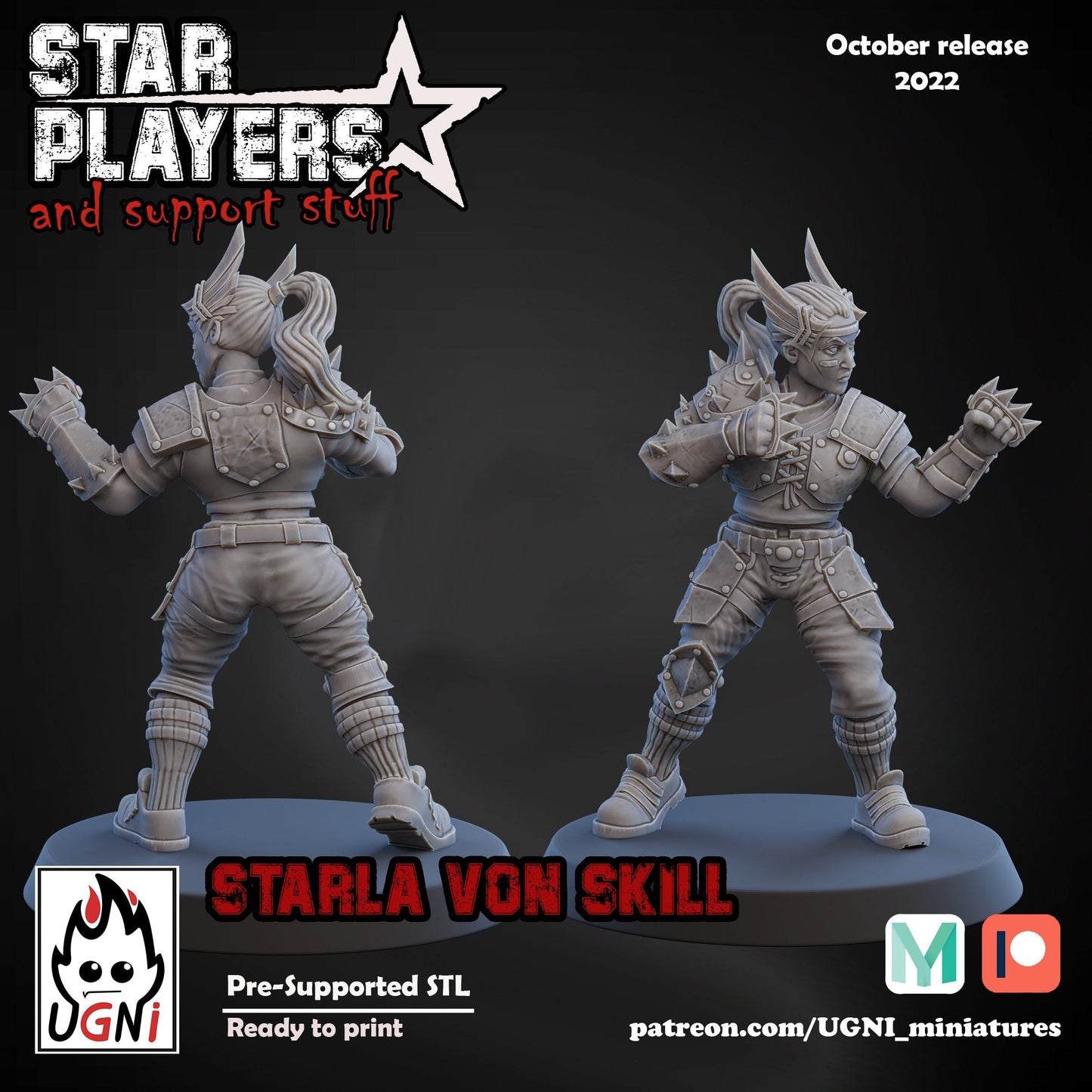Starla von kill Fantasy Football Star Player UGNI