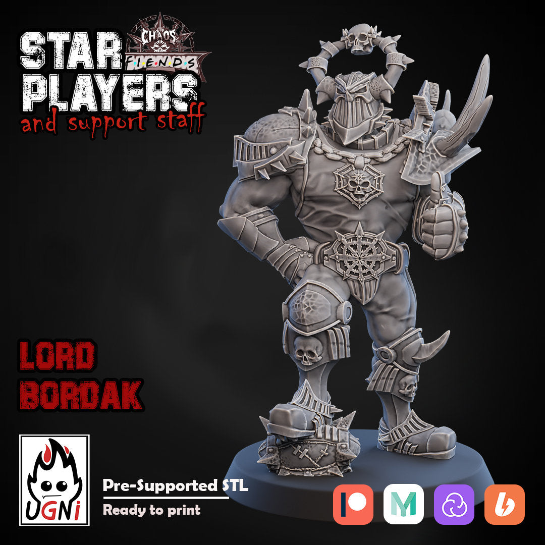 Lord Bordak Fantasy Football Star Player UGNI