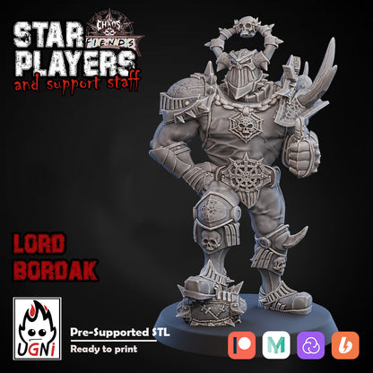 Lord Bordak Fantasy Football Star Player UGNI