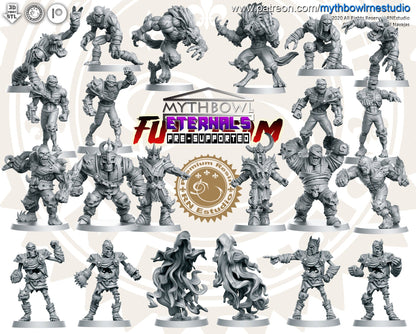 Undead Fantasy Football Team  - RN Studios Mythbowl Eternals