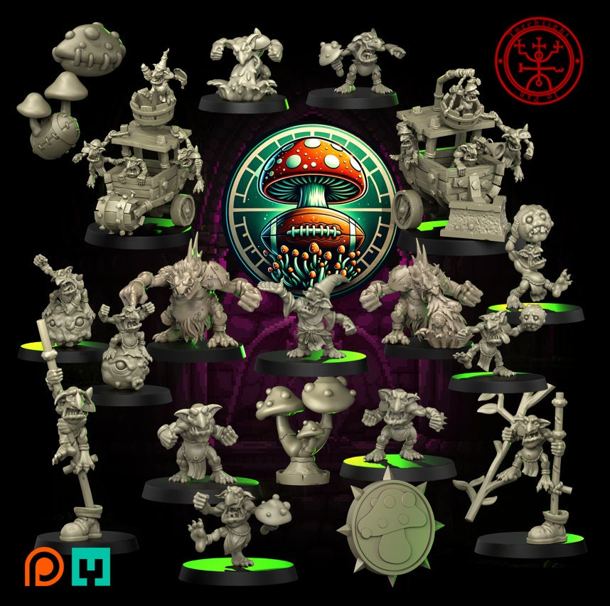 Snotlings Fantasy Football team -  SHROOMS OF DOOM! TLM