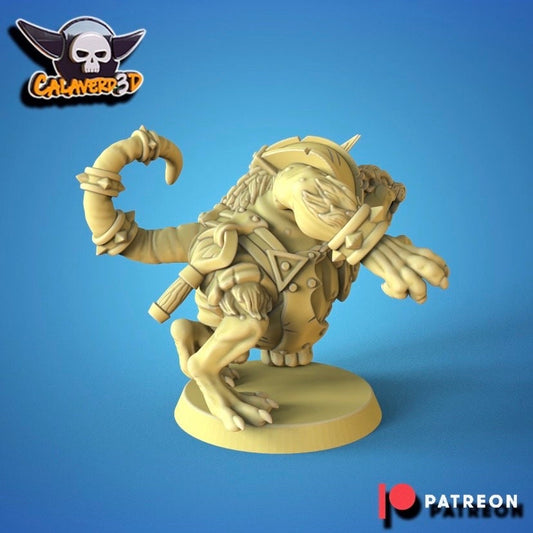 Glart Rat Ogre Football star player - Calaverd