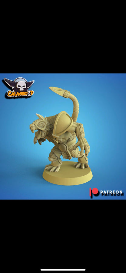 Classic Rats guardians of the Sewer Fantasy Football Team W/mutations Calaverd