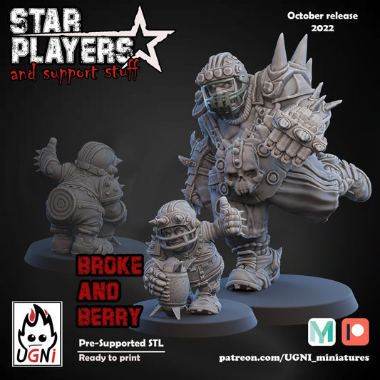 Broke & Berry Fantasy Football Star Player UGNI