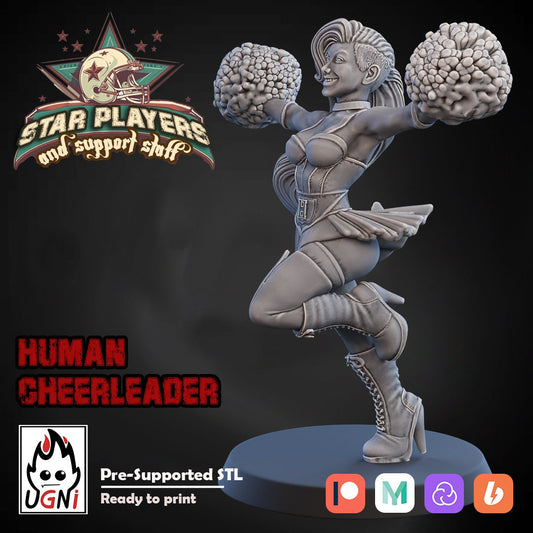 3 or 5 Female Human cheerleaders Fantasy Football UGNI