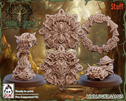 Woodelf Fantasy Football Team -  Woodelves Tree Dryads UGNI