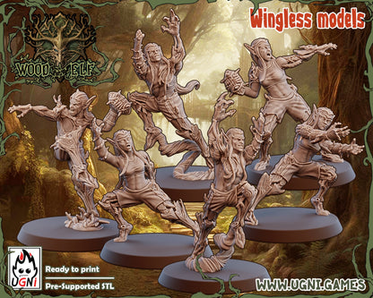 Woodelf Fantasy Football Team -  Woodelves Tree Dryads UGNI