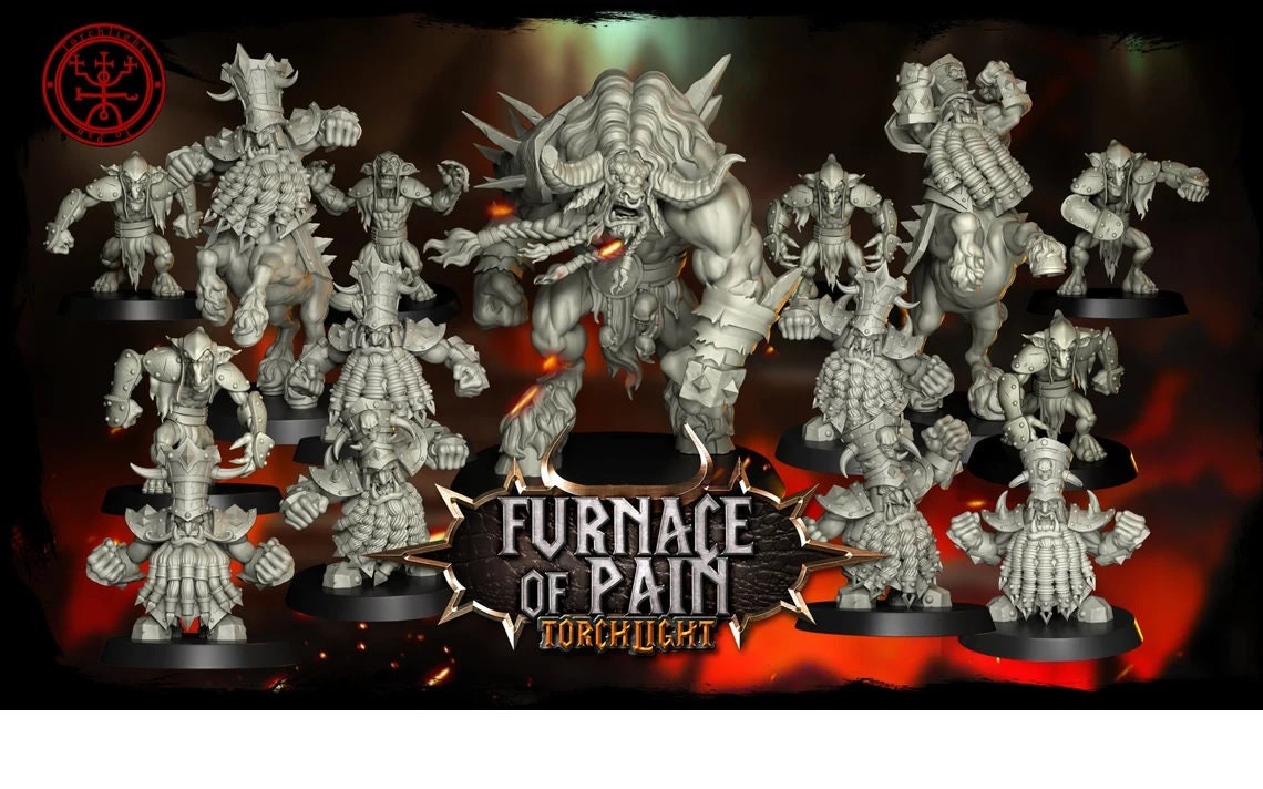 Chaos Dwarves Furnace of Pain Fantasy Football team -